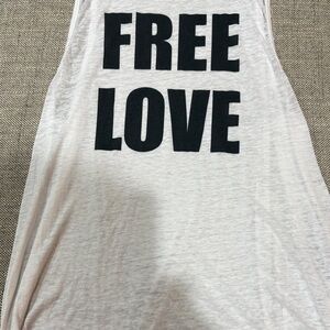 Chaser White Graphic tissue Tank